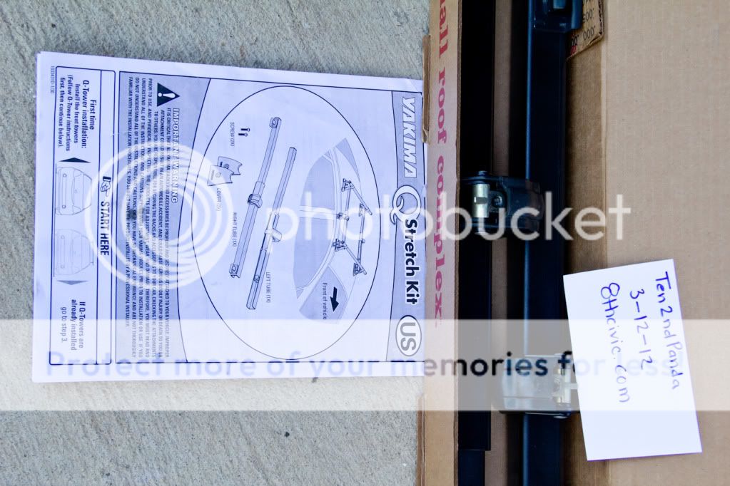 CA Yakima Q Stretch Kit (Coupe Roof Rack Adapter) 8th Generation